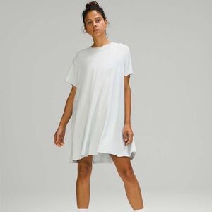 Lululemon All Yours Tee Dress Ocean Air size 0